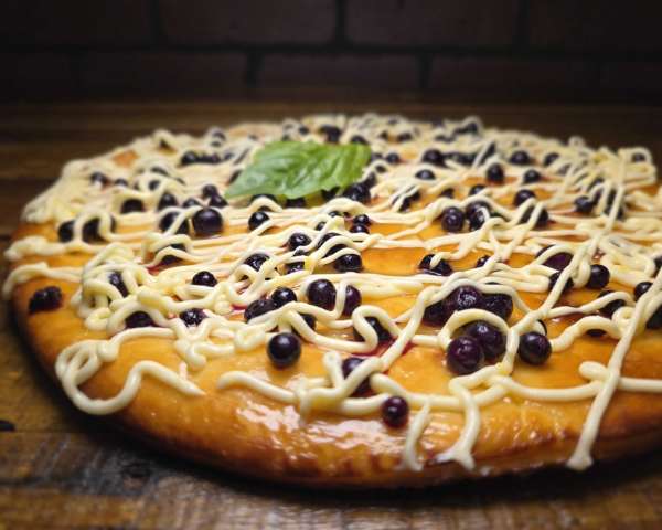 Blueberry Lemon Curd Sweet Dough